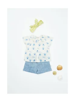 Arsene et les pipelettes Blouse Bébé Coquillage COQUILLAGE599 Fashion