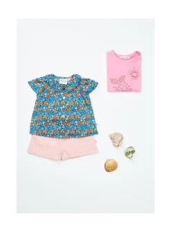 Arsene et les pipelettes Blouse Bebe Fleurs FLEURSBLEUES391 Fashion
