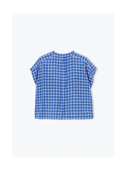 Arsene et les pipelettes Blouse Femme Carreaux Discount