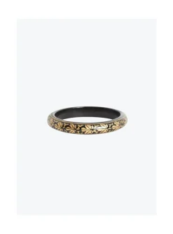 Arsene et les pipelettes Bracelet Jonc Feeka Asha NOIR/DORE Fashion