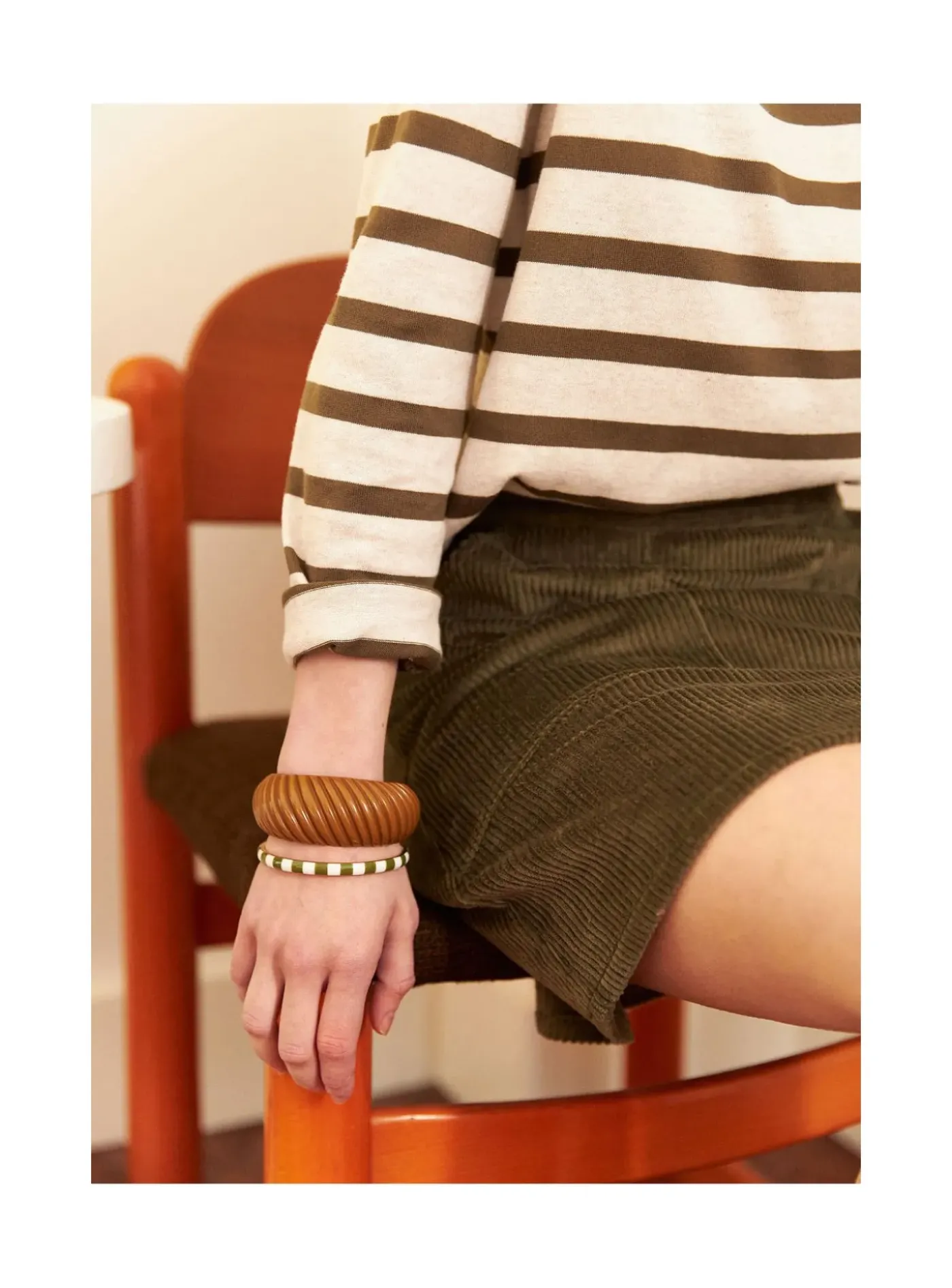 Arsene et les pipelettes Bracelet Jonc Feeka Jolly MUSCADE Discount