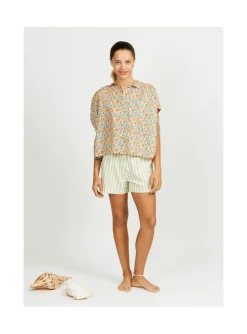 Arsene et les pipelettes Chemise Sans Manche Femme FLEURSECRUES390 Best