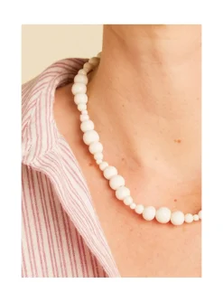 Arsene et les pipelettes Collier Gary Feeka ECRU Clearance