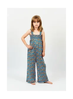 Arsene et les pipelettes Combi Bretelles Fleurs FLEURSBLEUES391 Best