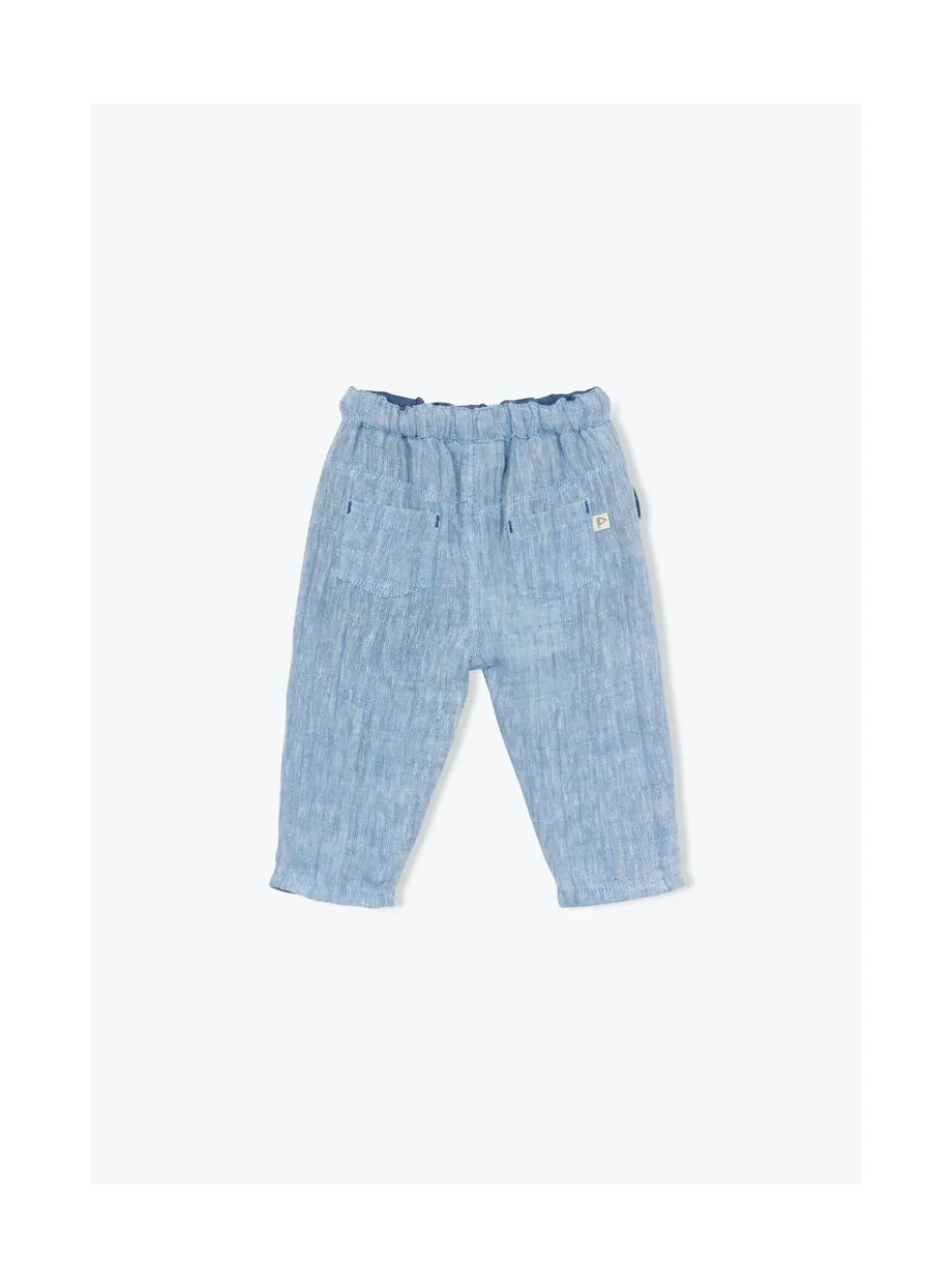 Arsene et les pipelettes Pantalon Bébé Lin Chiné BLEU4 Hot