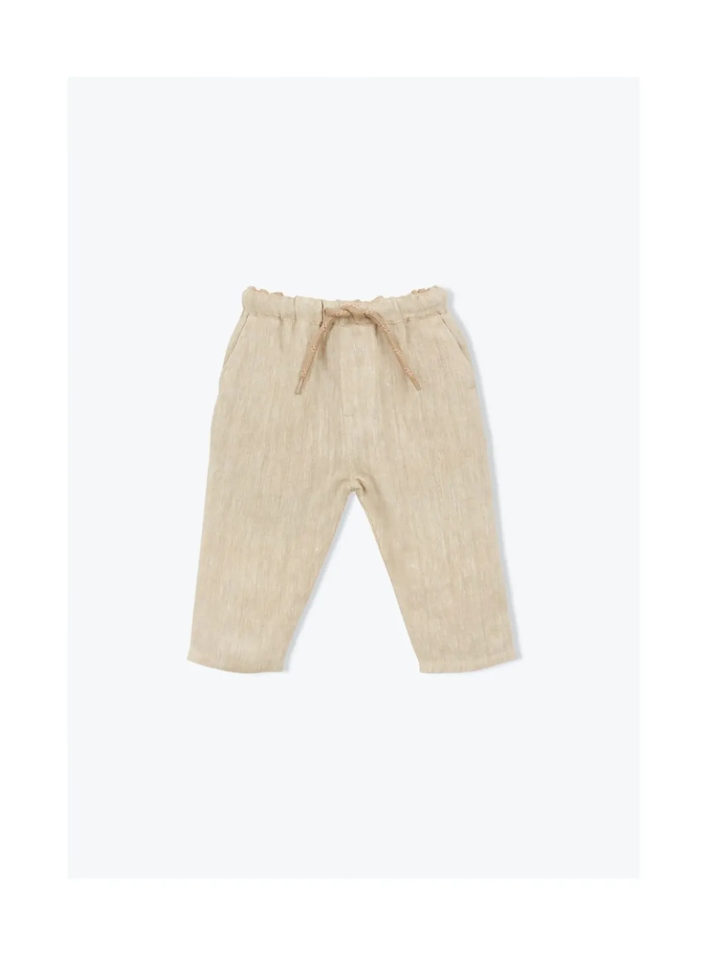 Arsene et les pipelettes Pantalon Bébé Lin Chiné BEIGECHINÉ Online