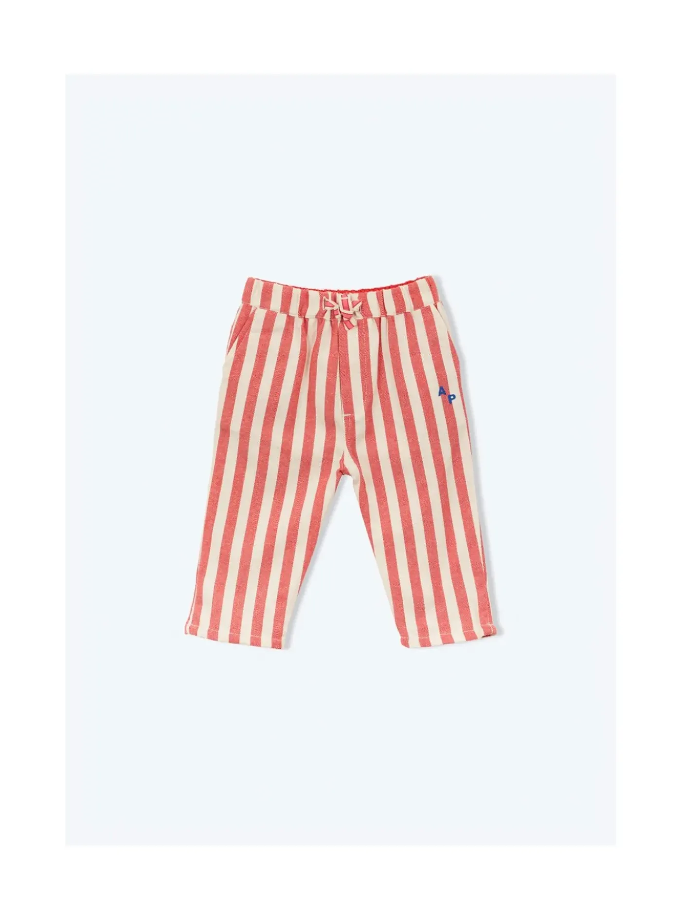 Arsene et les pipelettes Pantalon Bébé Rayures Transat ROUGE30 Best