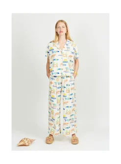 Arsene et les pipelettes Pantalon Femme Motif Ocean OCEAN124 Discount