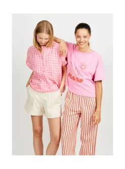 Arsene et les pipelettes Pantalon Femme Rayures Transat ROUGE30 Best