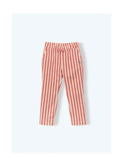 Arsene et les pipelettes Pantalon Rayures Transat ROUGE30 Clearance