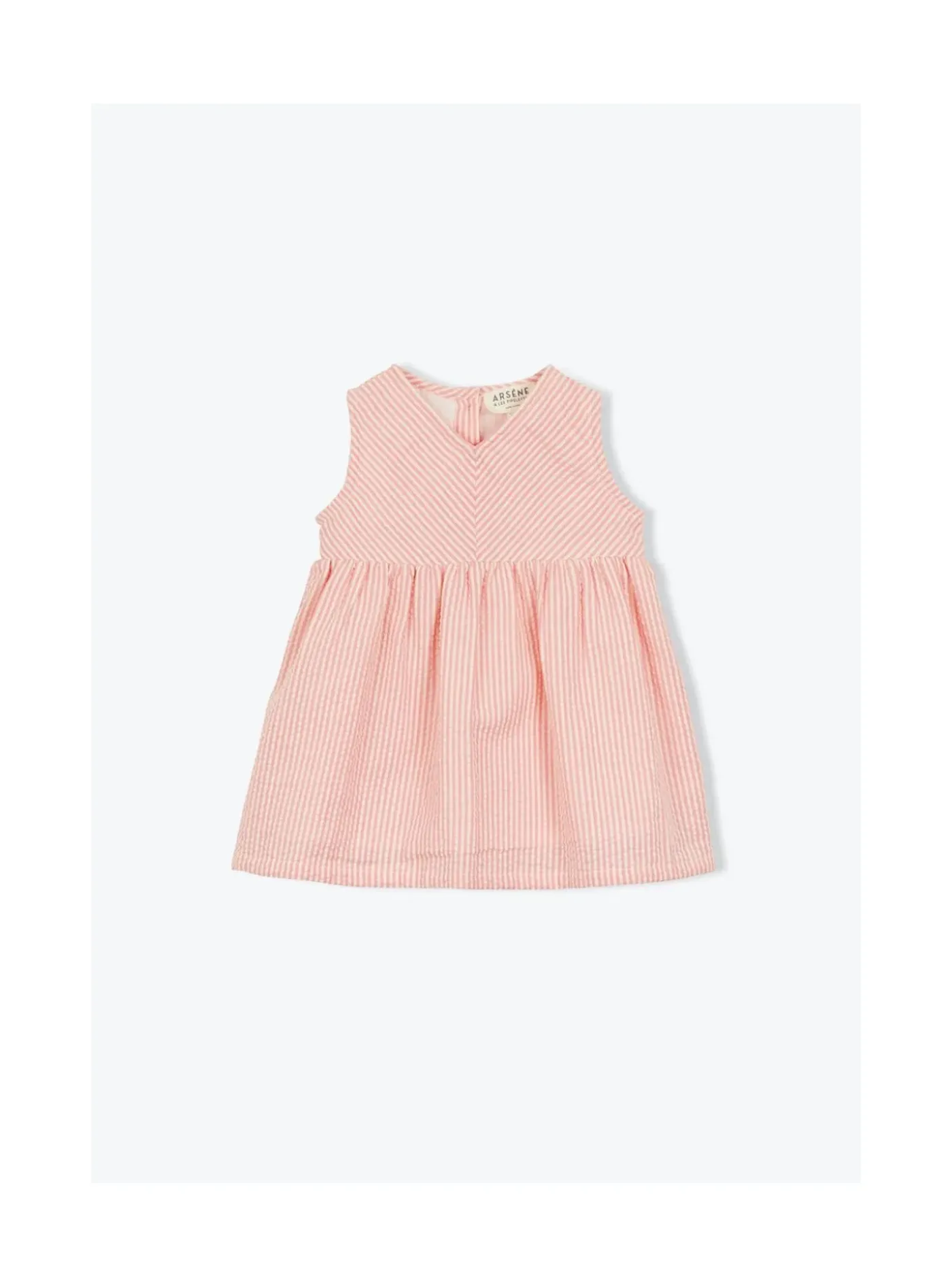 Arsene et les pipelettes Robe Bébé Mini Rayures ROSE13 Sale