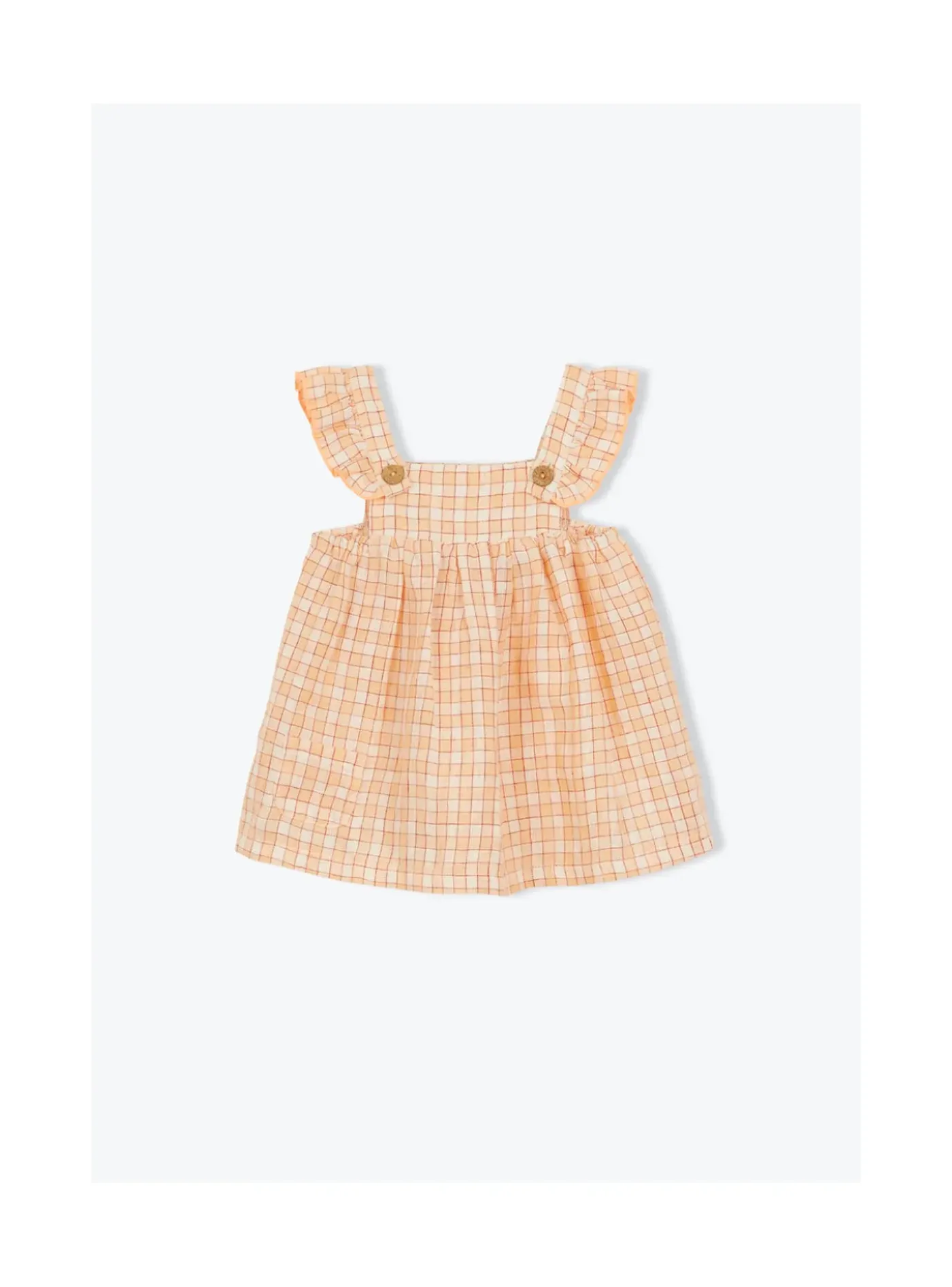 Arsene et les pipelettes Robe Bretelles Bébé Carreaux PECHE263 Online