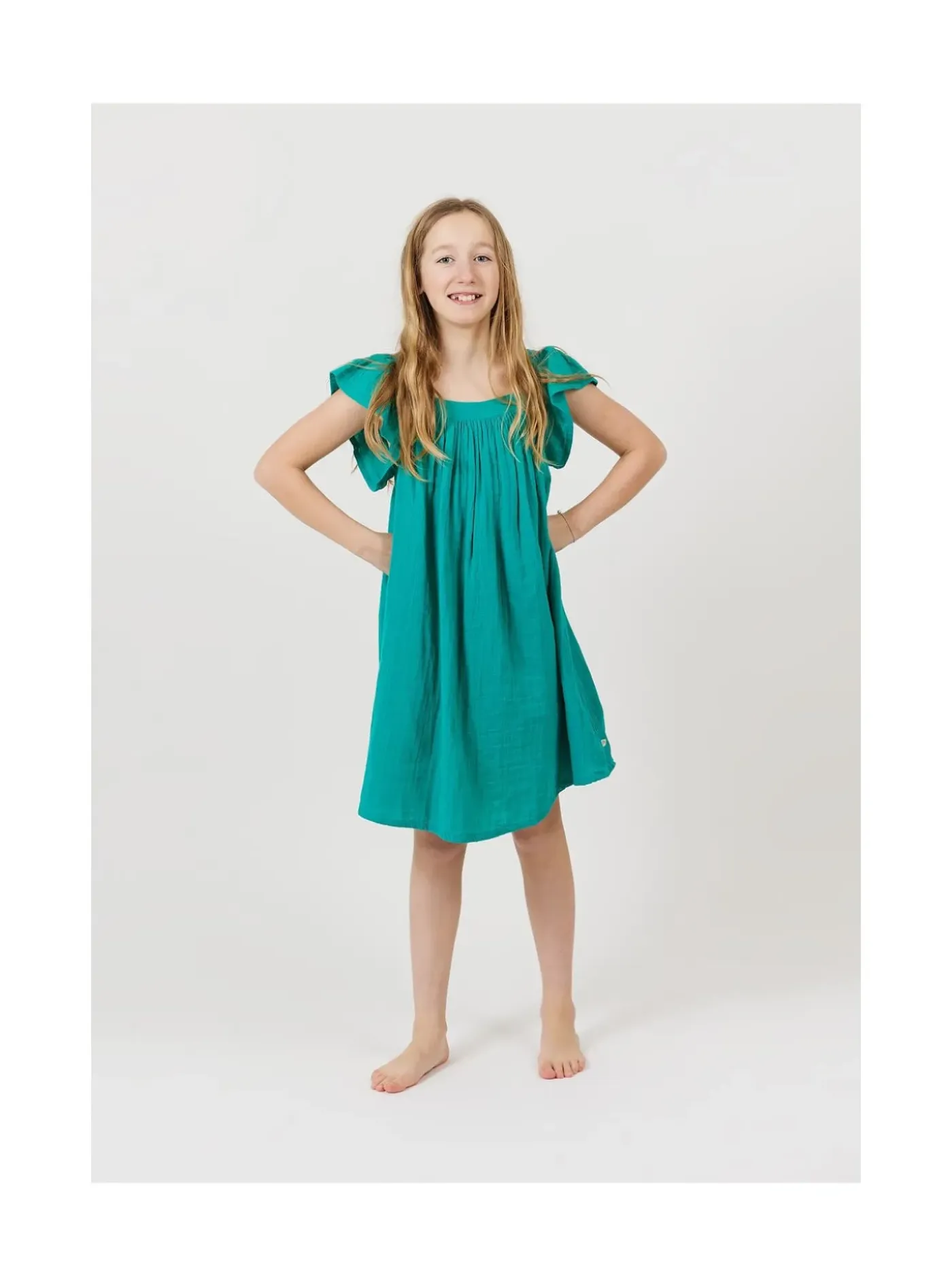 Arsene et les pipelettes Robe Double Voile VERT233 Best