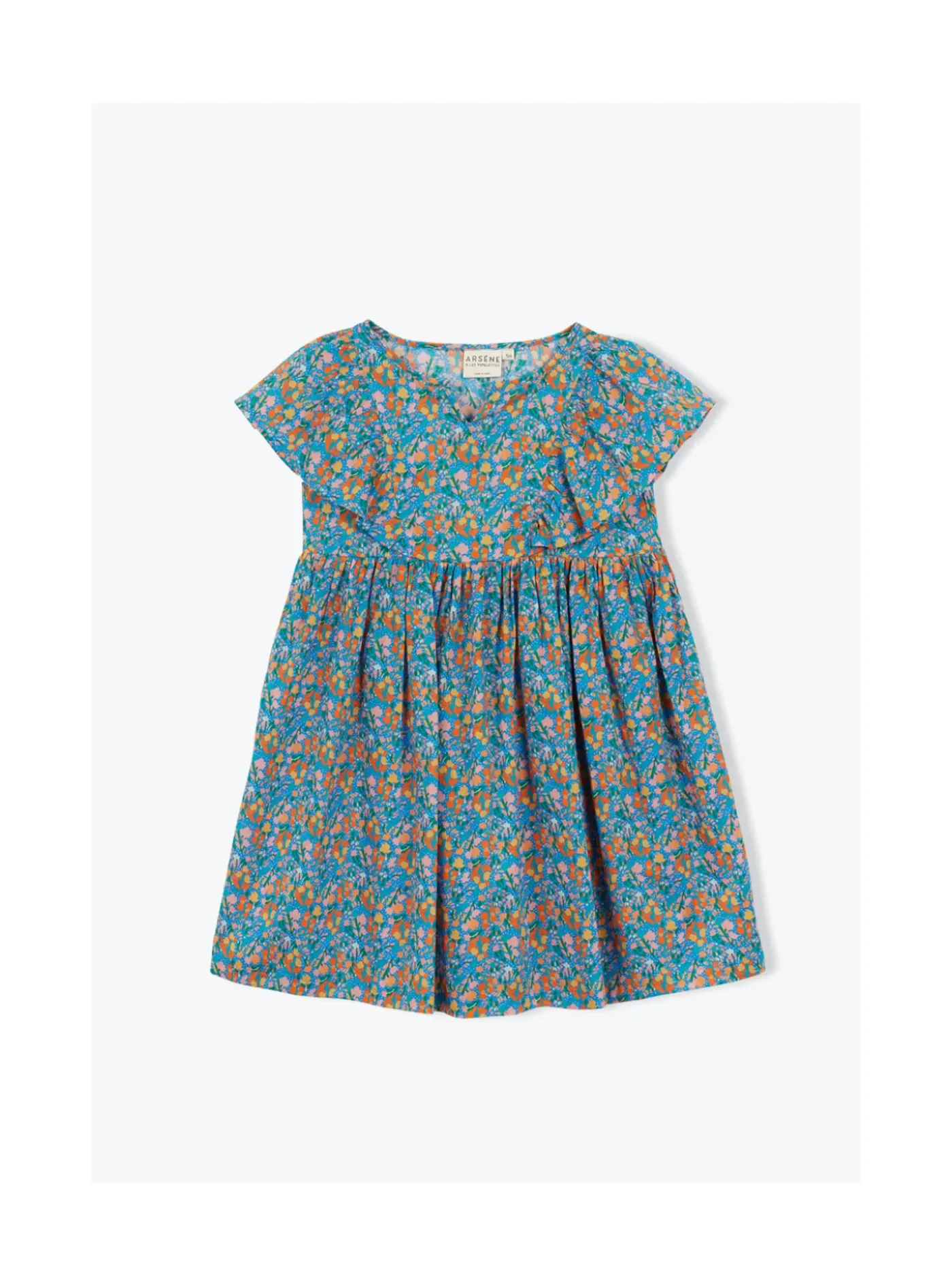 Arsene et les pipelettes Robe Fleurs FLEURSBLEUES391 New