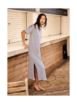Arsene et les pipelettes Robe Marinière Femme BLEUELECTRIC300 Discount