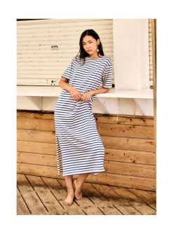Arsene et les pipelettes Robe Marinière Femme BLEUELECTRIC300 Discount