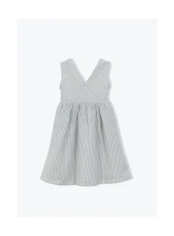 Arsene et les pipelettes Robe Sans Manches Mini Rayures BLEU4 Outlet