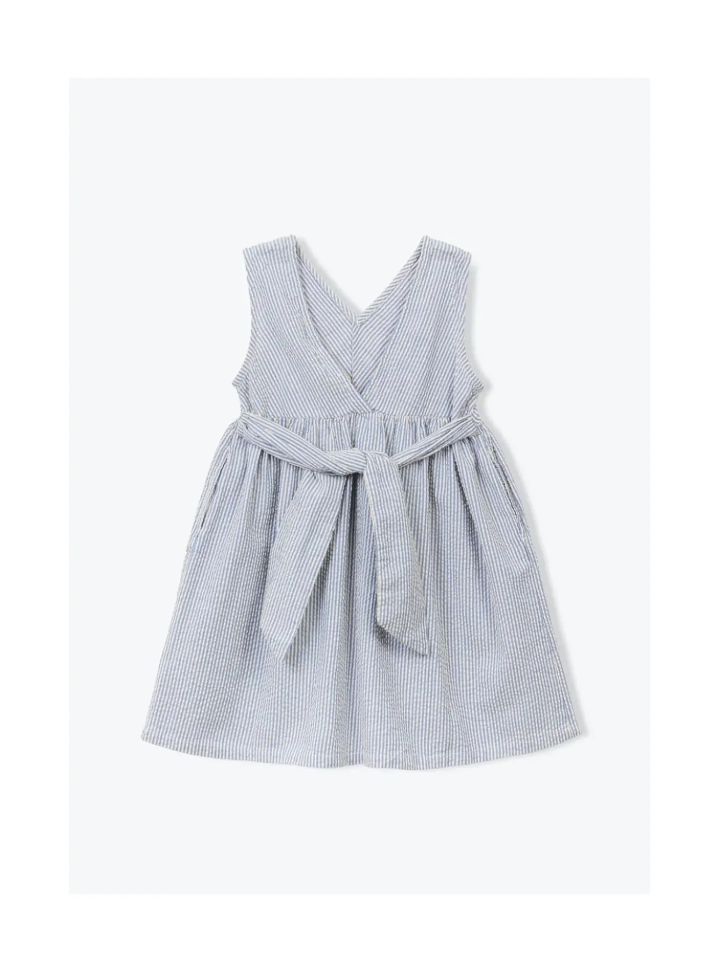 Arsene et les pipelettes Robe Sans Manches Mini Rayures BLEU4 Outlet