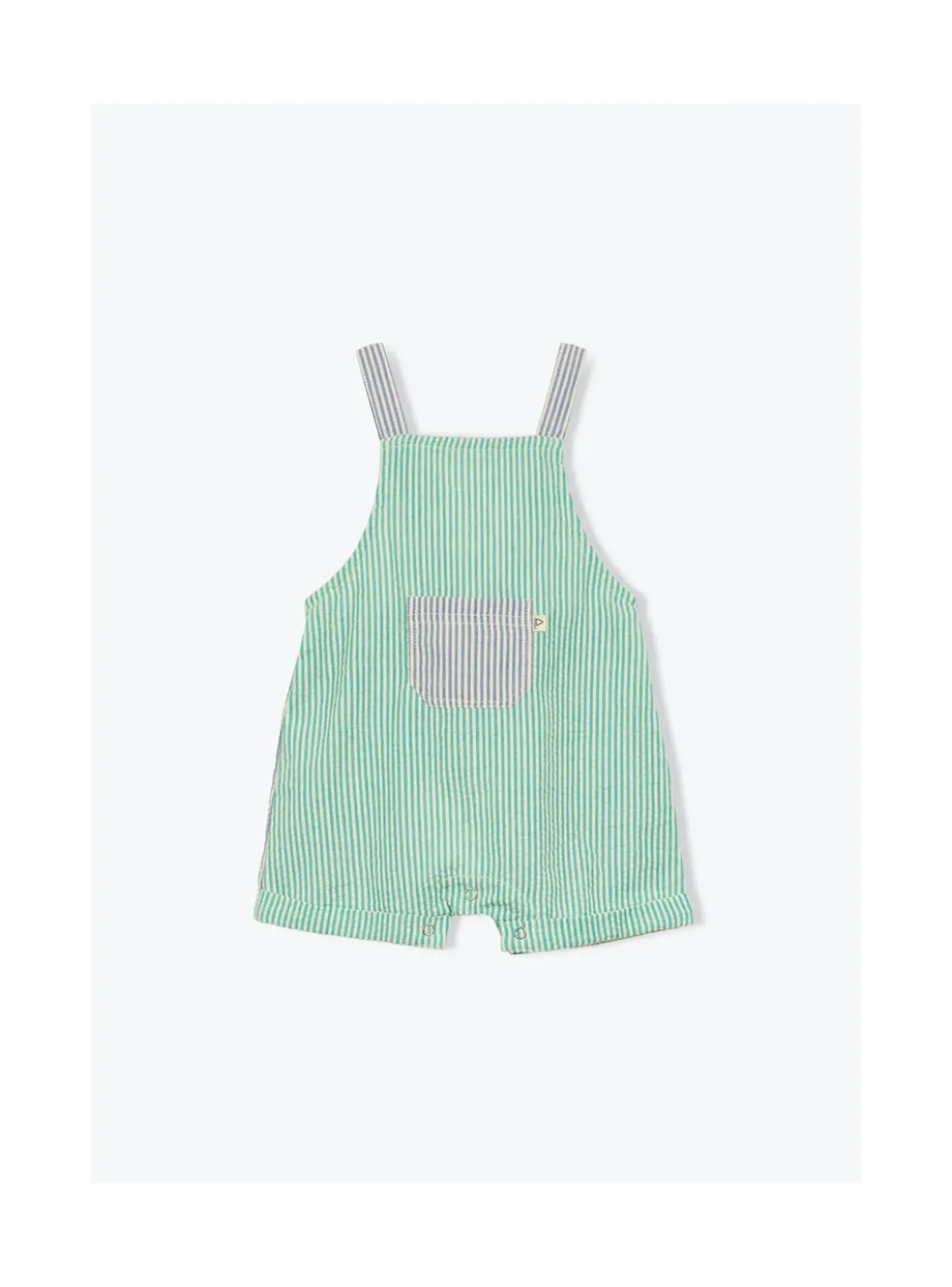 Arsene et les pipelettes Salopette Bébé Mini Rayures VERTBLEU402 Hot