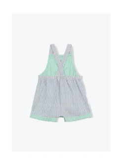 Arsene et les pipelettes Salopette Bébé Mini Rayures VERTBLEU402 Hot