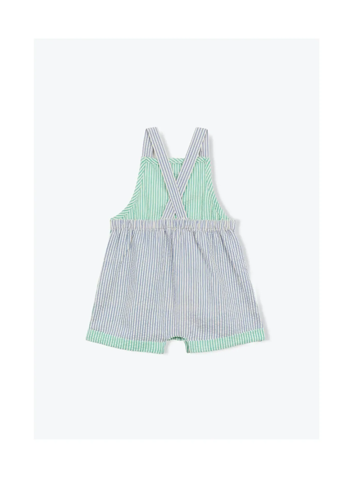 Arsene et les pipelettes Salopette Bébé Mini Rayures VERTBLEU402 Hot