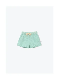 Arsene et les pipelettes Short Bébé Mini Rayures VERT233 New