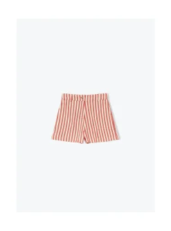 Arsene et les pipelettes Short Femme Rayures Transat ROUGE30 Online