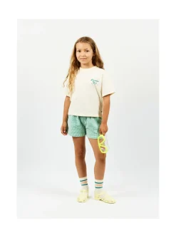 Arsene et les pipelettes Short Fluide Mini Rayures VERT233 Clearance