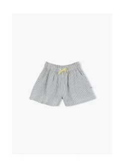 Arsene et les pipelettes Short Fluide Mini Rayures BLEU4 Best
