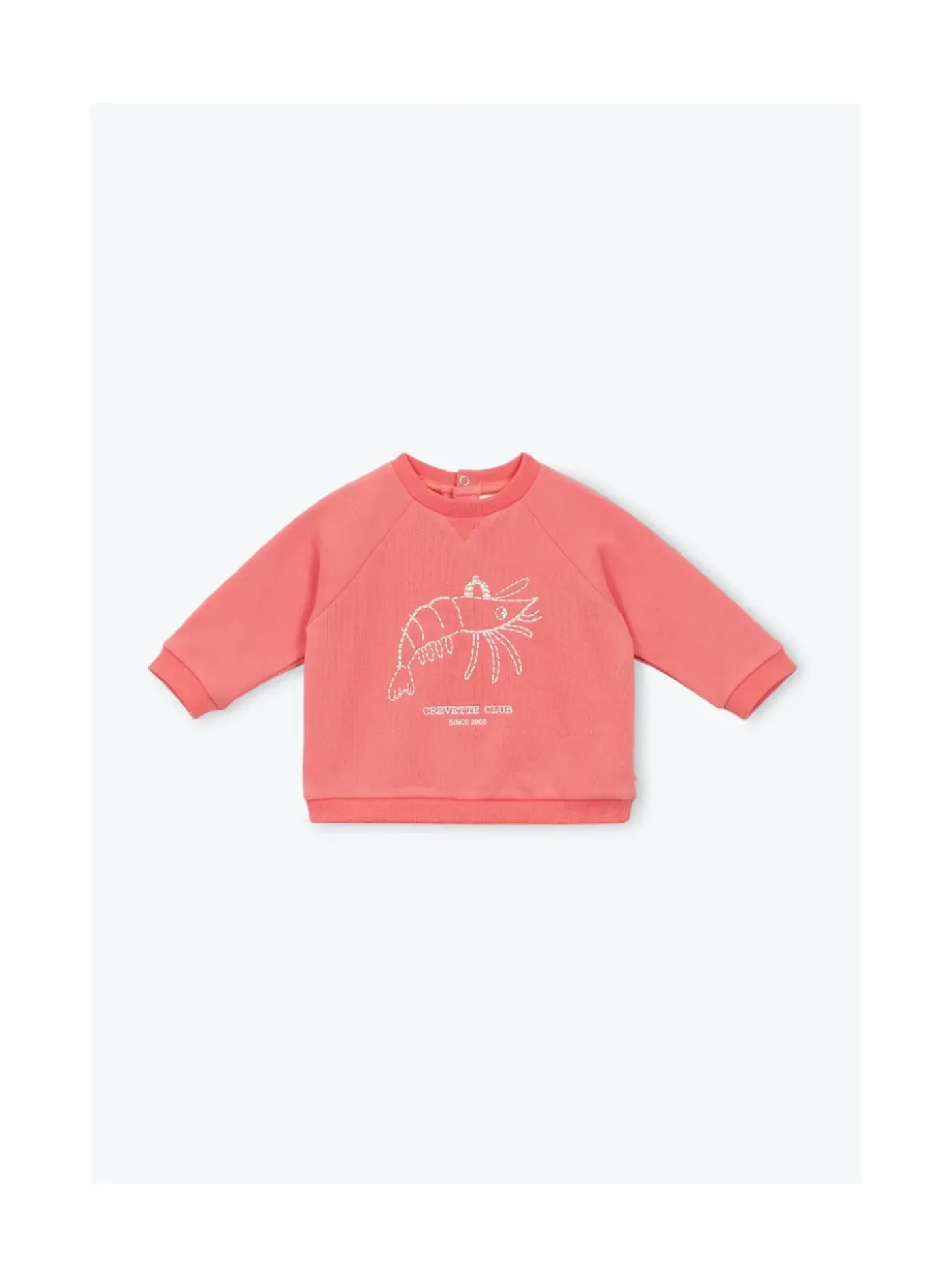 Arsene et les pipelettes Sweat Bébé Crevette Club ROUGE30 Online