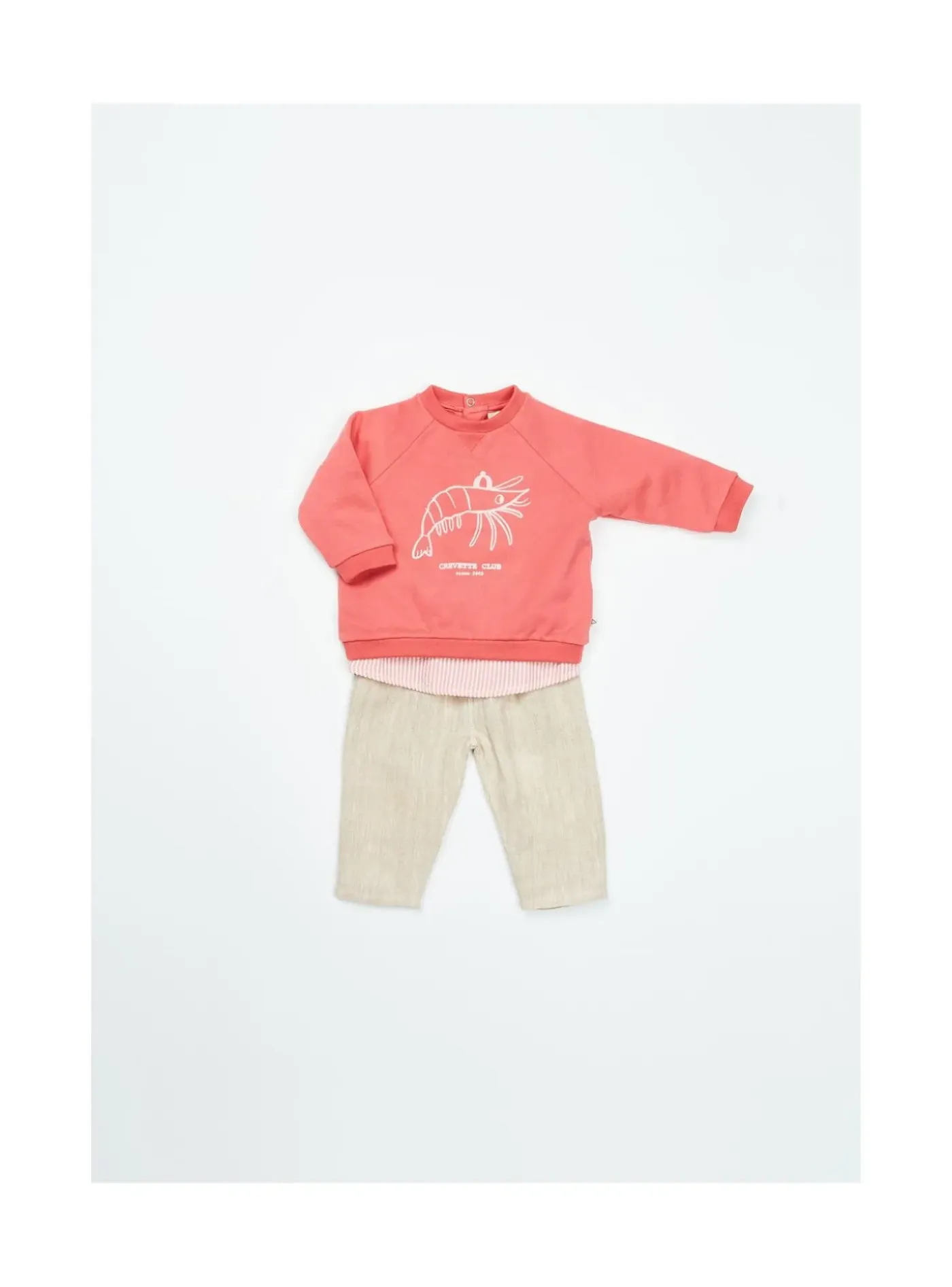 Arsene et les pipelettes Sweat Bébé Crevette Club ROUGE30 Online