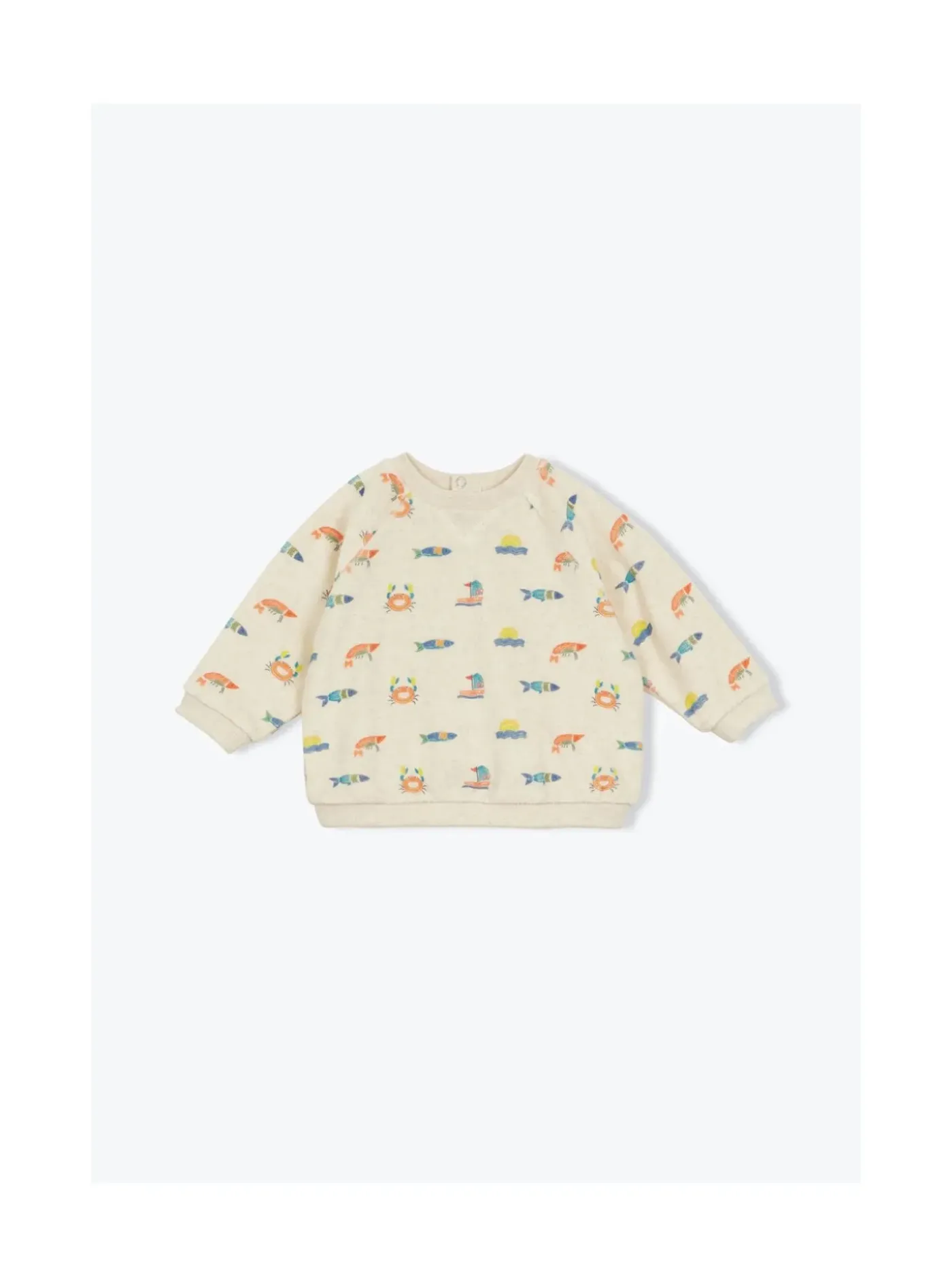 Arsene et les pipelettes Sweat Bébé Eponge Poisson POISSON384 Outlet