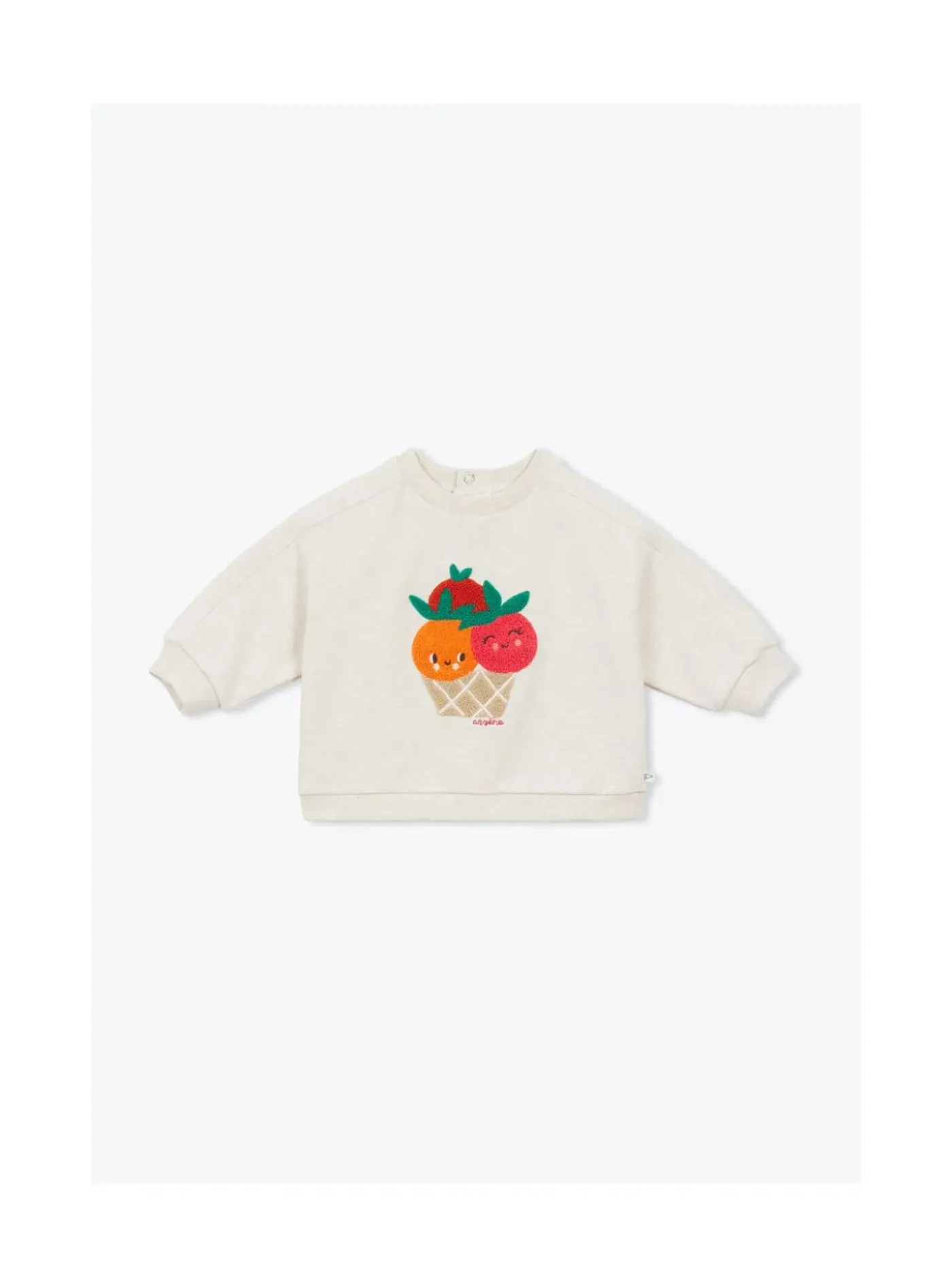 Arsene et les pipelettes Sweat Bébé Glace SABLECHINE277 Online