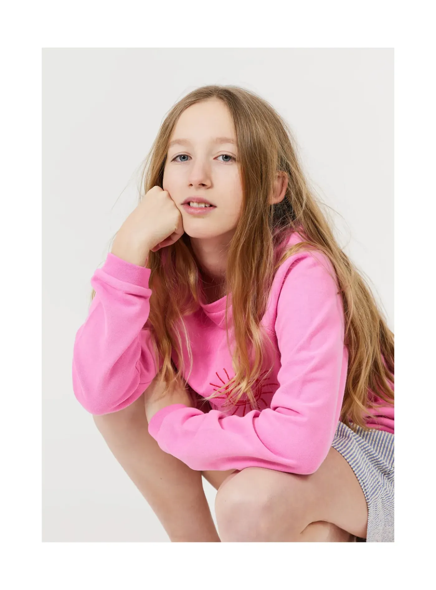Arsene et les pipelettes Sweat Plouf ROSE13 Clearance