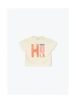 Arsene et les pipelettes T-shirt Bébé Hola ECRU12 New