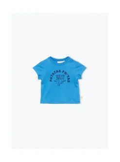 Arsene et les pipelettes T-shirt Bébé Patatas Fritas BLEU4 Online