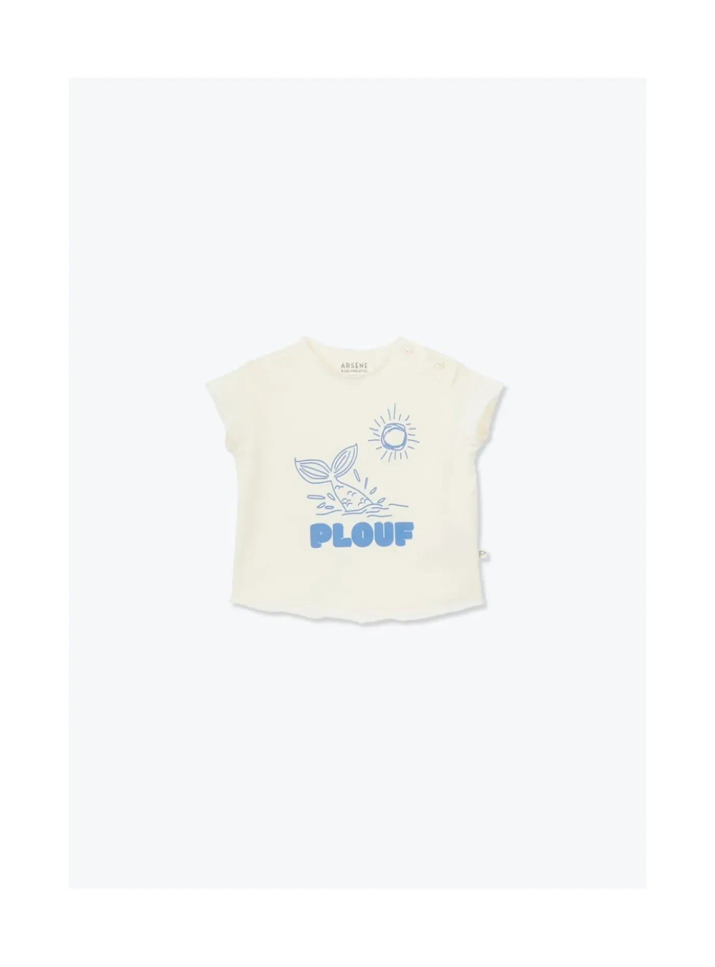 Arsene et les pipelettes T-shirt Bébé Plouf ECRU12 Online