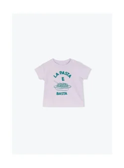 Arsene et les pipelettes T-shirt Bebe Pasta E Basta LAVANDE217 Online