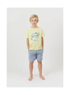 Arsene et les pipelettes T-shirt Crevette JAUNE52 Sale