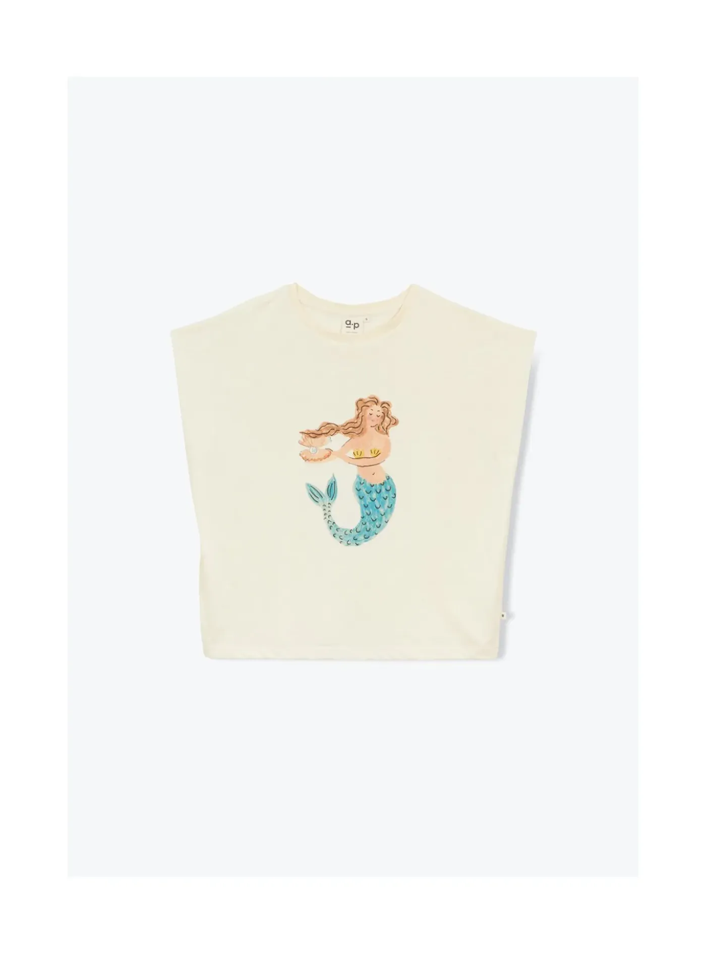 Arsene et les pipelettes T-shirt Femme Sirène ECRU12 Clearance