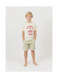 Arsene et les pipelettes T-shirt Pasta E Basta ECRU12R Discount