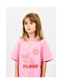 Arsene et les pipelettes T-shirt Plouf ROSE13 New