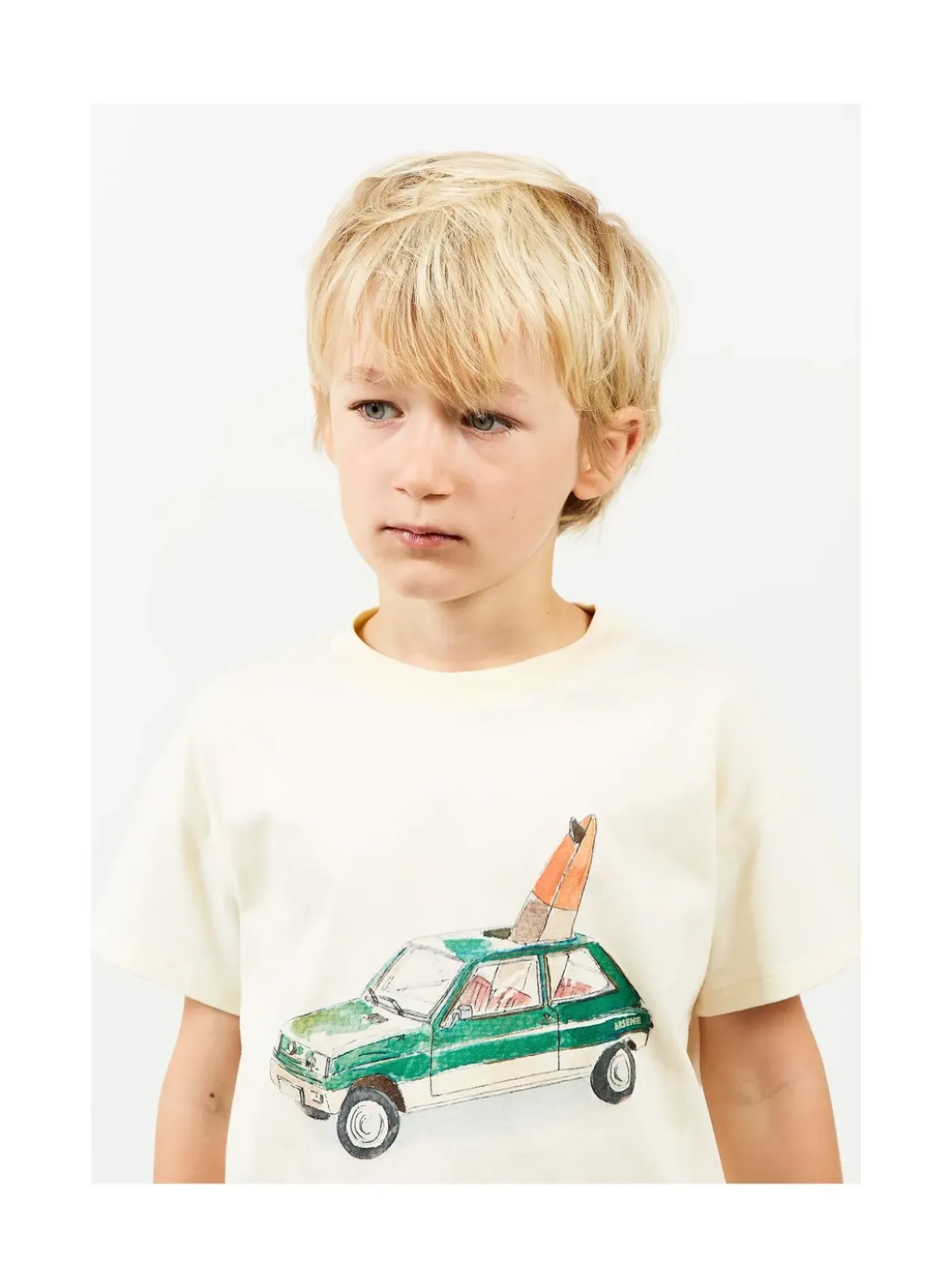 Arsene et les pipelettes T-shirt Voiture ECRU12 Discount