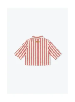 Arsene et les pipelettes Veste Bébé Rayures Transat ROUGE30 Hot
