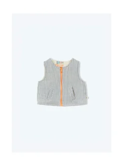Arsene et les pipelettes Veste Bébé Réversible BLEU4 Best